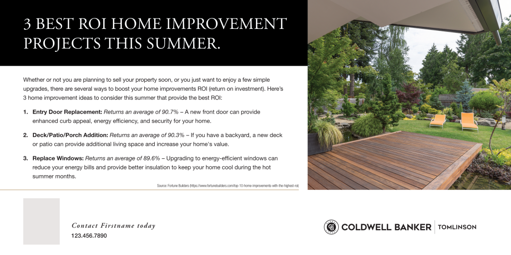 15 - Summer ROI Improvements