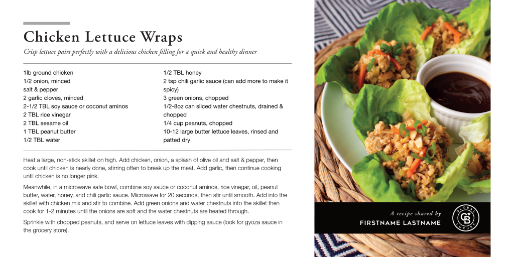 26 - Recipe Lettuce Wraps